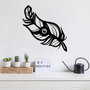 Opviq Lámpara de Pared Flor Negra W-030